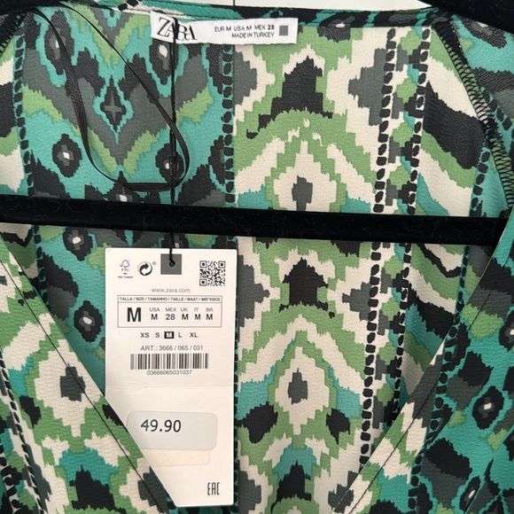 New !!!! Mini  ZARA PRINT DRESS - Picture 6 of 6